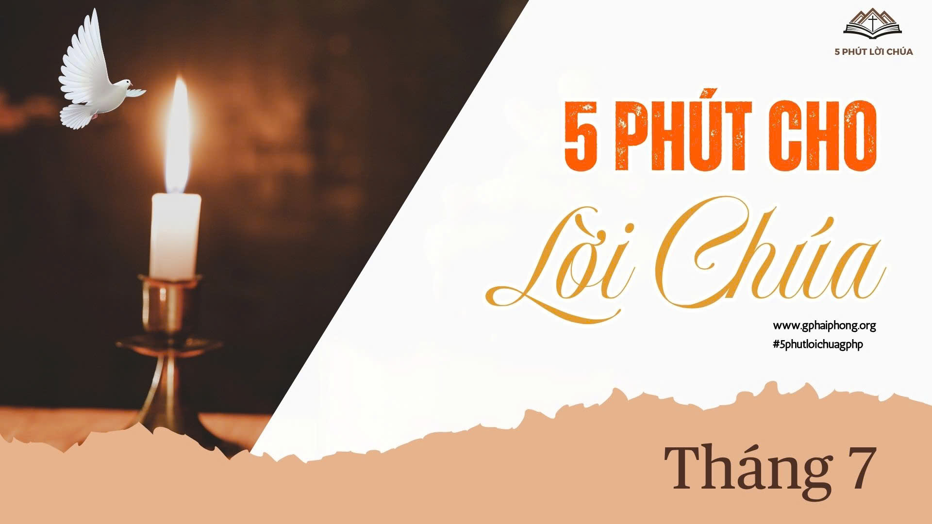 5 phút mỗi ngày cho Lời Chúa (tháng 07/2026)