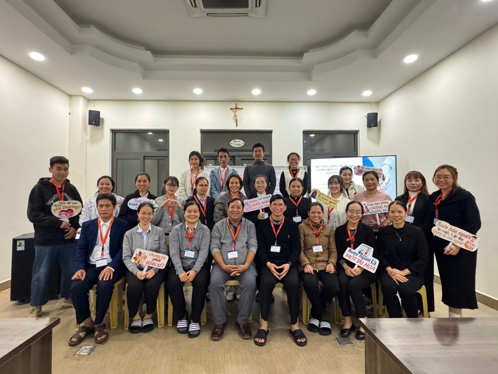 Khóa tập huấn Phòng chống mua bán người tại Giáo phận Hải Phòng: Lan tỏa yêu thương và kỹ năng bảo vệ phẩm giá con người