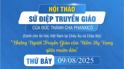 Thư mời tham dự buổi Hội thảo Sứ Điệp Truyền Giáo của Đức thánh cha Phanxicô năm 2025