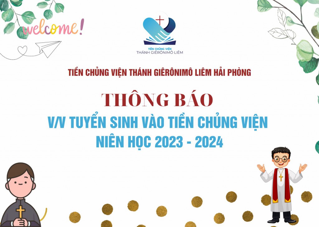 THONG báo Tiền Chủng Viện