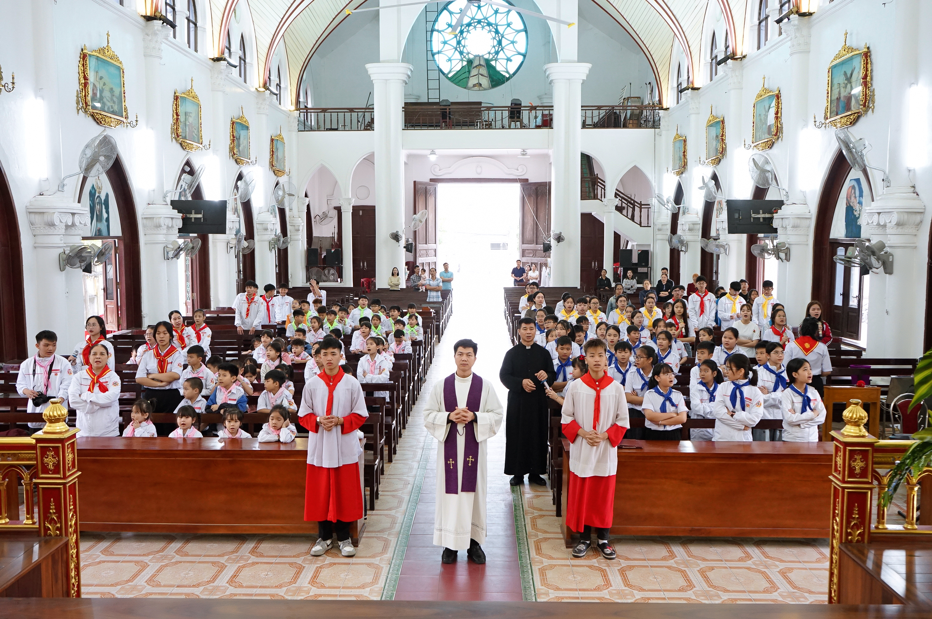 Ngày tĩnh tâm của các em Thiếu nhi Thánh Thể Giáo xứ Mạo Khê