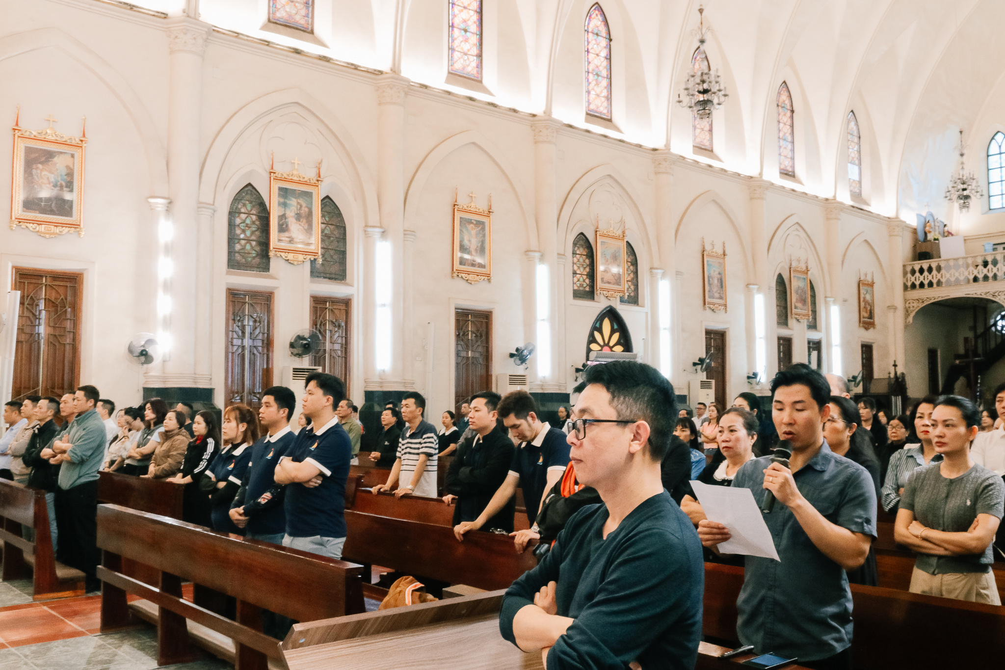 Giới trẻ và gia đình trẻ Giáo xứ Chính Toà tĩnh tâm Mùa Chay