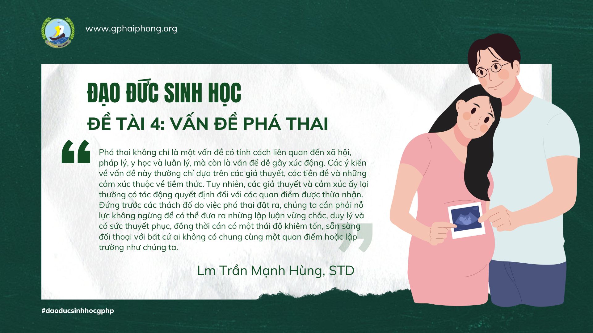 Đạo đức sinh học: Đề tài 4 - Vấn đề phá thai