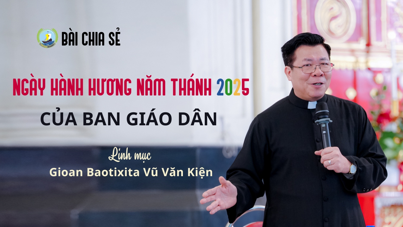 Lm Gioan Baotixita Vũ Văn Kiện chia sẻ về Năm thánh với Ban Giáo Dân tại nhà thờ Chính Toà