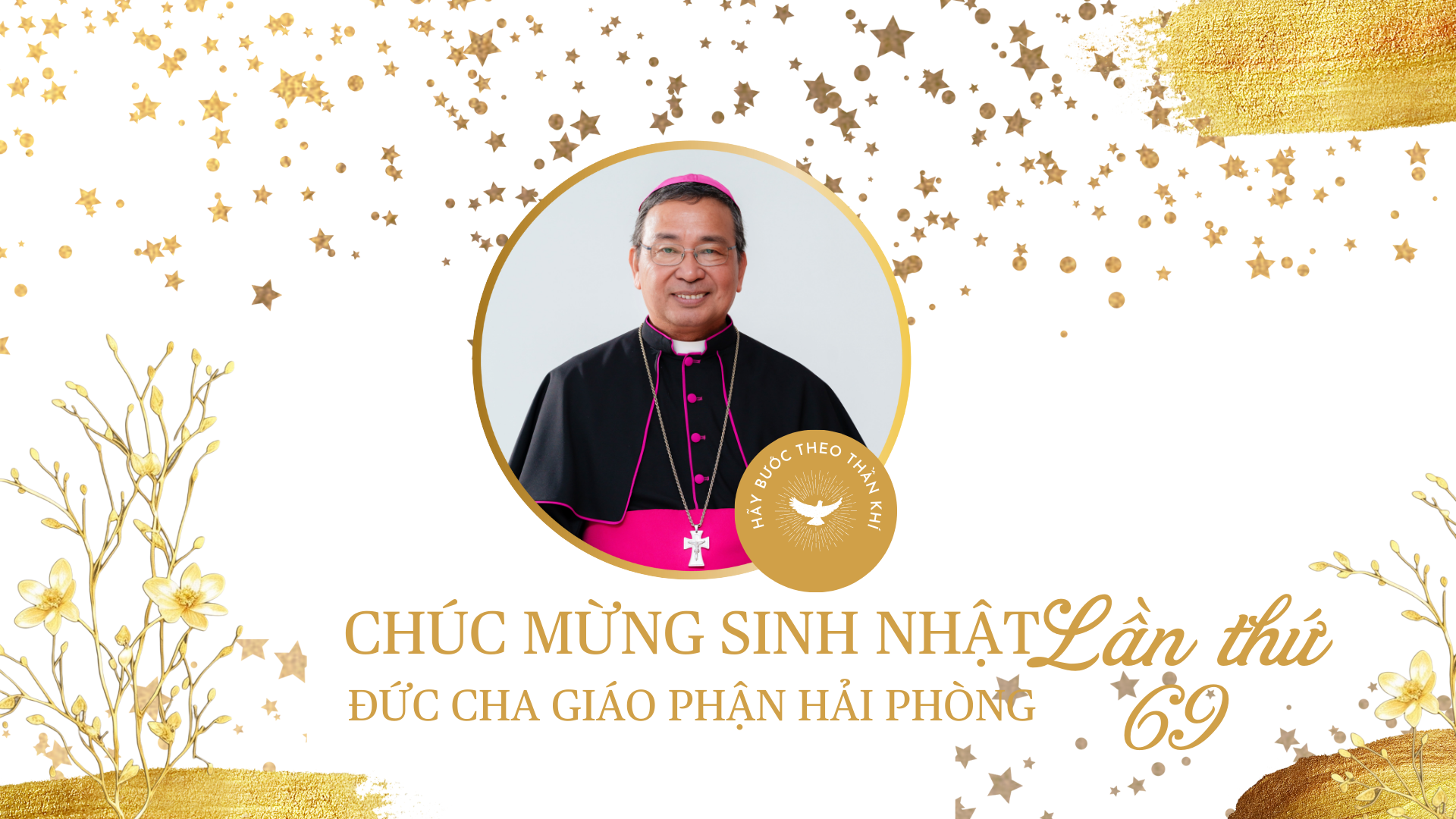 Gia đình Giáo phận Hải Phòng chúc mừng sinh nhật lần thứ 69 của Đức Cha