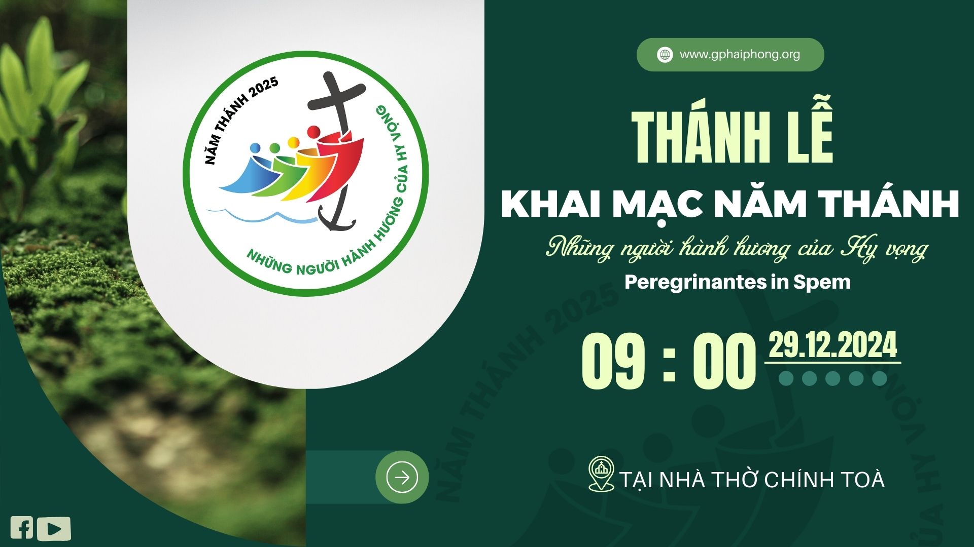  Trực tiếp - Thánh lễ Khai mạc Năm Thánh |29.12.2024|