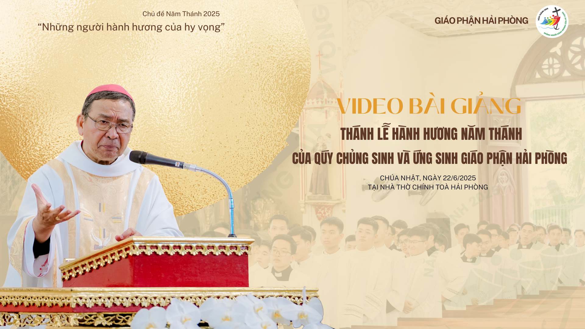 Video bài giảng của Đức Cha Giáo phận trong Thánh lễ hành hương Năm Thánh của quý Chủng sinh và Ứng sinh Giáo phận